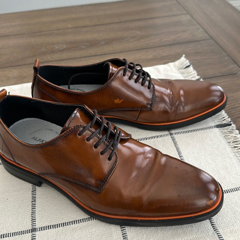 Mens Alfani Alfatech leather Oxford